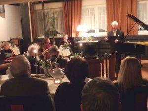 1195th Liszt Evening, Marta Andrushchak - piano, Juliusz Adamowski commentary,<br> Oborniki Slaskie, Parlour of Four Muses, 26th Feb 2016. Photo by Jolanta Nitka
